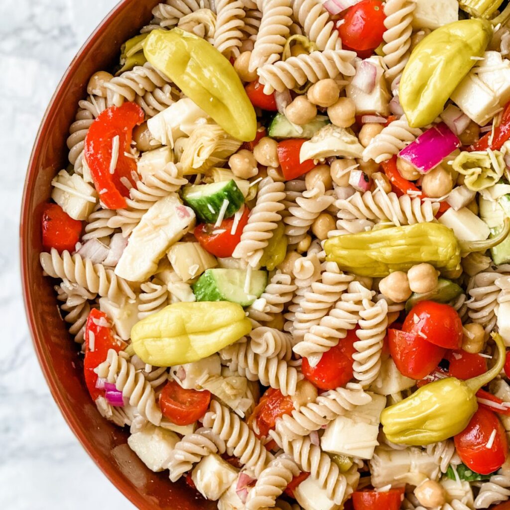 Pasta Salad with Italian Dressing (Gluten Free) - Gluten Free Italian Eats