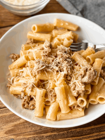 creamy sausage pasta